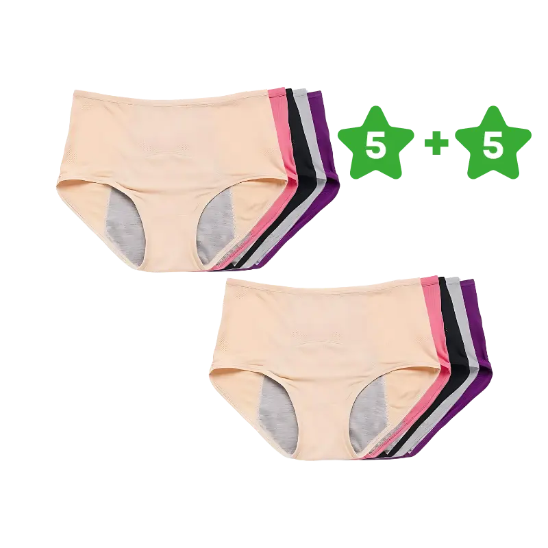 10x ZeroLeak™️ Underwear (5 Free) - Duares