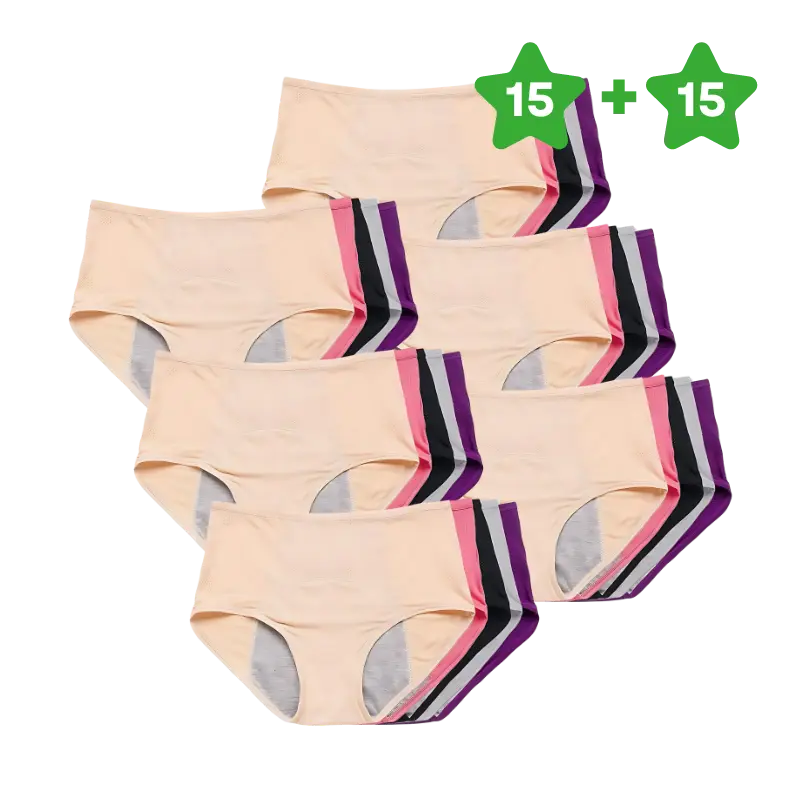 30x ZeroLeak™️ Underwear (15 Free) - Duares