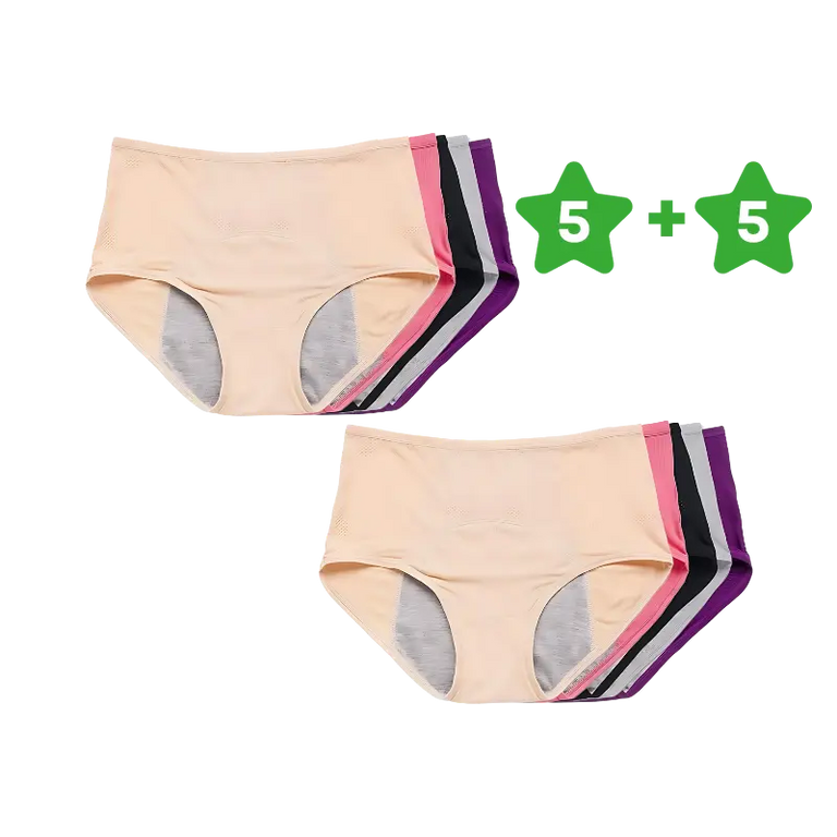 10x ZeroLeak™️ Underwear (5 Free) - Duares